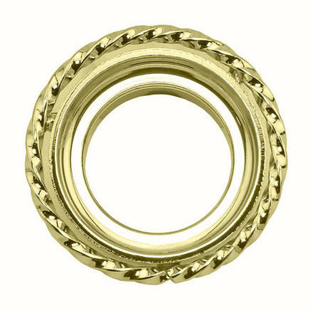 Lowrider Square Twisted Headset Cup Gold