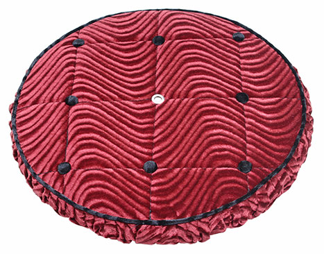 Lowrider Spare Tyre Cover Velour Red