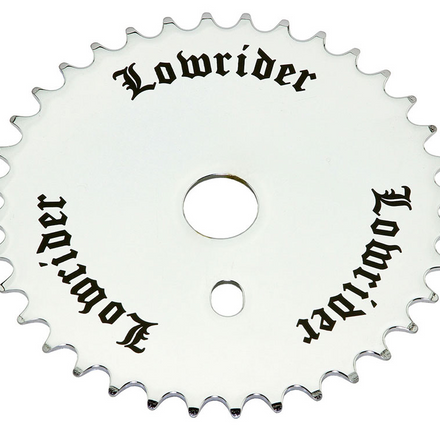 36T Lowrider Steel Chainring Chrome