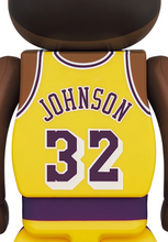Load image into Gallery viewer, BE@RBRICK 100% and 400% Set Magic Johnson Los Angeles Lakers
