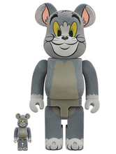 Load image into Gallery viewer, BE@RBRICK 100% and 400% Set Flocked Tom - Tom and Jerry
