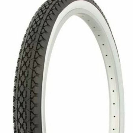 Tyre Duro 26" x 2.125" Black/White Side Wall HF-133A Diamond Tread