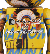 Load image into Gallery viewer, Medicom Toy BE@RBRICK - Andy Warhol x Jean Michel Basquiat #3 100% &amp; 400% Bearbrick
