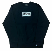 Load image into Gallery viewer, Saint Side Elroy Heavyweight Cross-Grain Crewneck Black - Large Only
