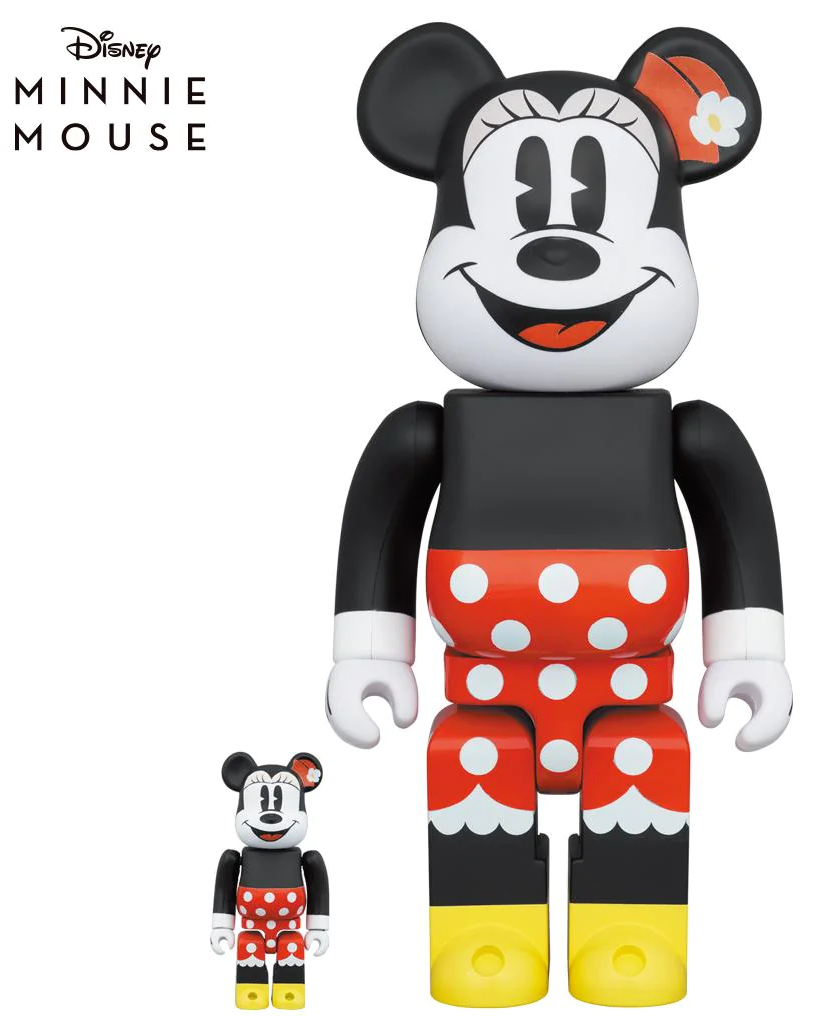 Medicom Toy BE@RBRICK - Minnie Mouse 100% & 400% Bearbrick