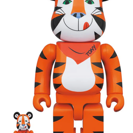 Medicom Toy BE@RBRICK - Tony The Tiger 100 & 400% Bearbrick