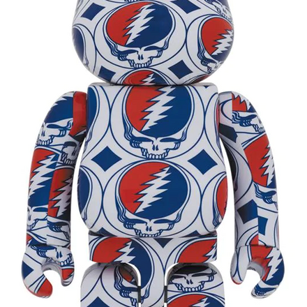 Medicom Toy BE@RBRICK - Grateful Dead "Steal Your Face" 1000% Bearbrick