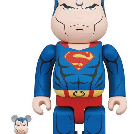 Medicom Toy BE@RBRICK - Superman "Batman HUSH Version" 100% & 400% Bearbrick