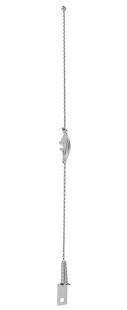 Twisted Wing Antenna Chrome