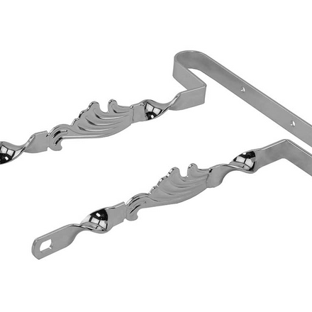 20" Lowrider Bumper for Front or Rear, Wing Twist Chrome