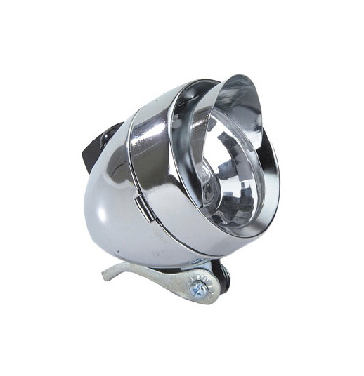 Bullet Light 3 LED Battery Operated Chrome with Visor Included