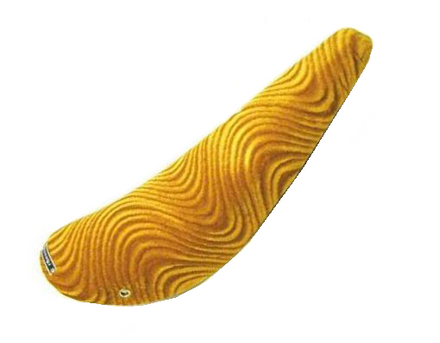 20" Banana Saddle Seat Velour Gold