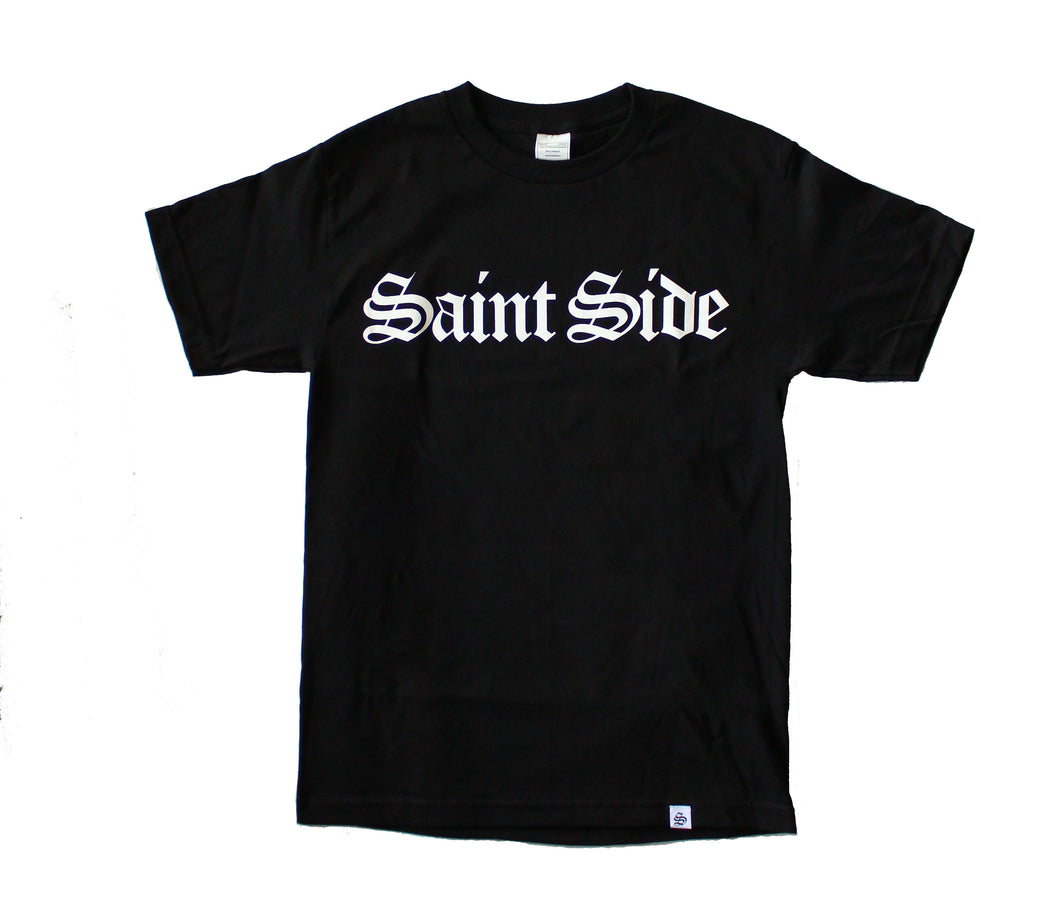 Saint Side - Old English T-Shirt Black