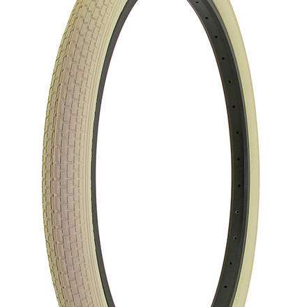 Tyre Duro 26" x 2.125" Cream/Cream Side Wall HF-120A Brick Tread
