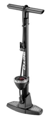 BETO Viper Floor Pump - Tall plastic, Dual Head AV/FV, 2.5" round gauge, 160psi