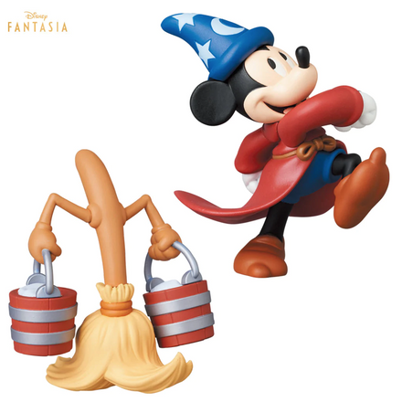 Medicom Toy UDF Series 10 Mickey Mouse & Broom Fantasia
