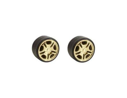 Gold Wheel Valve Caps