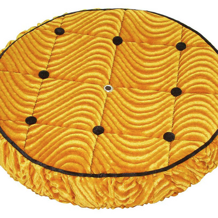 Lowrider Spare Tyre Cover Velour Gold