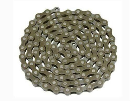 KMC Bicycle Chain Single Speed 1/2" x 1/8" Brown