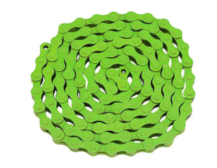 KMC Bicycle Chain Single Speed 1/2" x 1/8" Green S1
