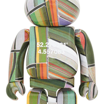 Medicom Toy BE@RBRICK - Benjamin Grant "OVERVIEW" LISSE 1000% Bearbrick
