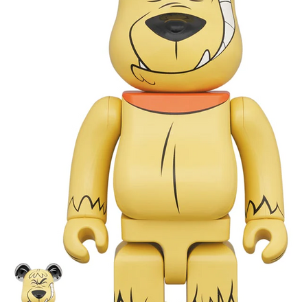 Medicom Toy BE@RBRICK - Muttley from Wacky Races 100% & 400% Bearbrick