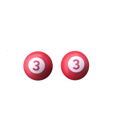 Billiards Valve Caps Red