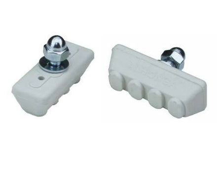 Brake Pads Shoes Pair - White