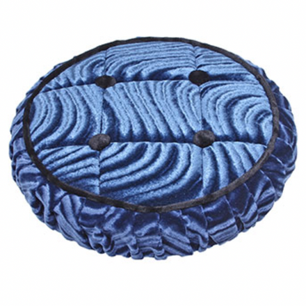 Lowrider Steering Wheel Cover Velour Blue