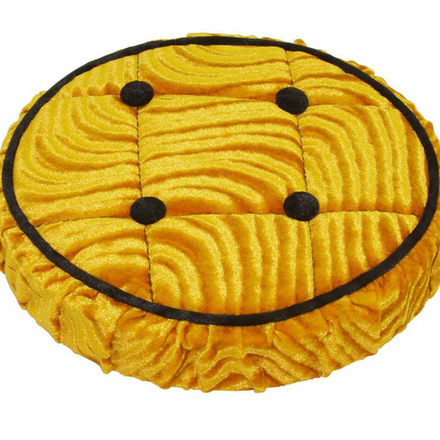 Steering Wheel Cover Velour Gold