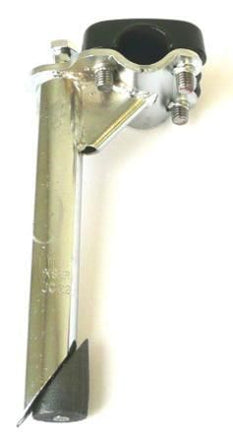 BMX Stem 21.1mm Chrome with Black Clamp