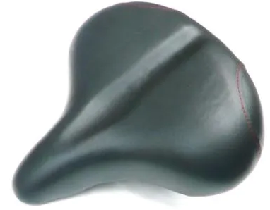 Super Comfort Black Saddle with Dual Coil Spring and Gel Upper
