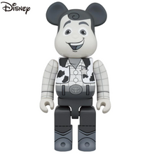 Load image into Gallery viewer, Medicom Toy BE@RBRICK - Toy Story Woody Black &amp; White Version 1000% Bearbrick
