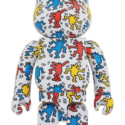 Medicom Toy BE@RBRICK - Keith Haring Version #9 1000% Bearbrick