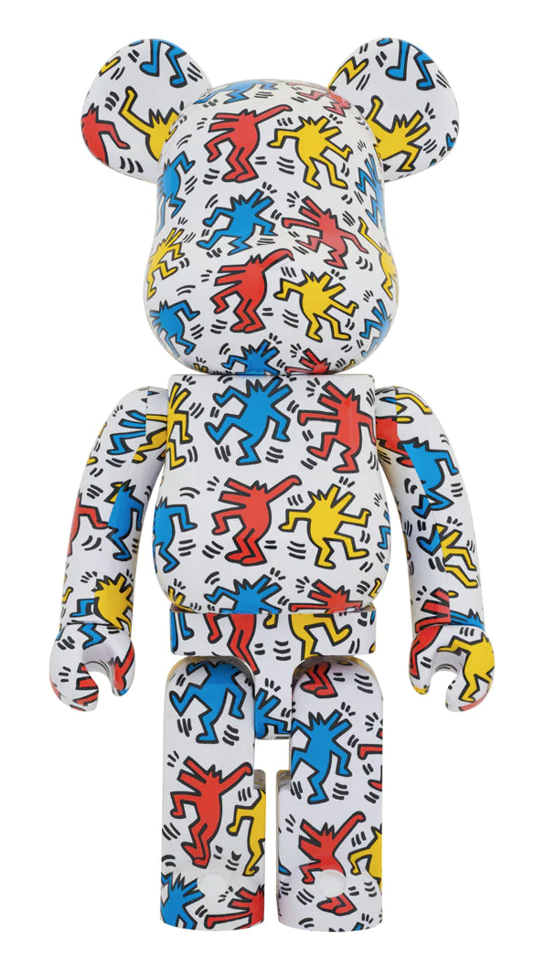 Medicom Toy BE@RBRICK - Keith Haring Version #9 1000% Bearbrick