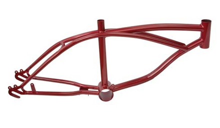 16" Bicycle Frame in Gloss Metallic Red