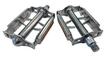 616 Steel Pedals 1/2" Chrome