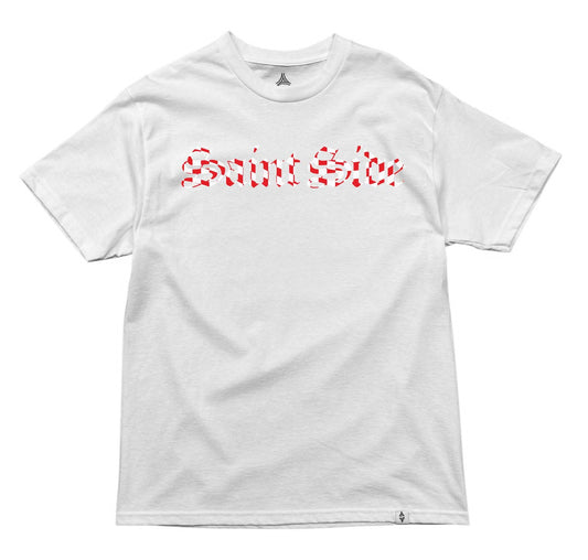 2026 World Cup Croatia Check Tshirt Old English White PREORDER