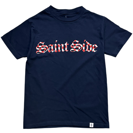 2026 World Cup Croatia Check Tshirt Old English Navy IN STOCK