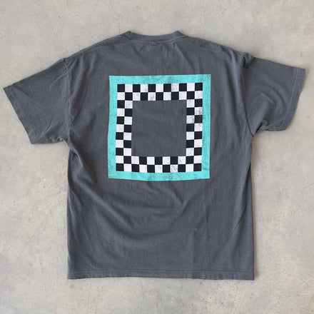 Saint Side Ignition T-shirt Washed Black/Teal - S,XL,2XL ONLY