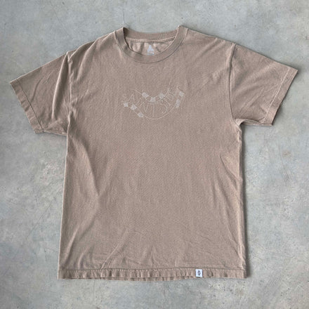 Saint Side Chicane T-shirt Washed Dark Sand - S,XL