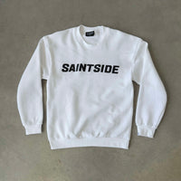 Saint Side 16th Anniversary Crewneck White - S,2XL ONLY