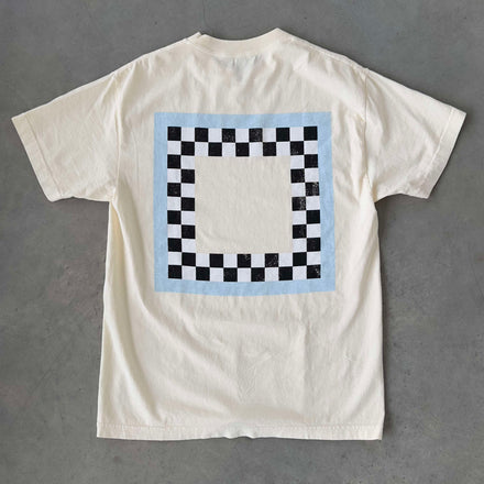 Saint Side Ignition T-shirt Washed Cream/Light Blue