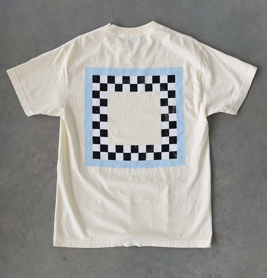 Saint Side Ignition T-shirt Washed Cream/Light Blue - S,M,L,XL,2XL
