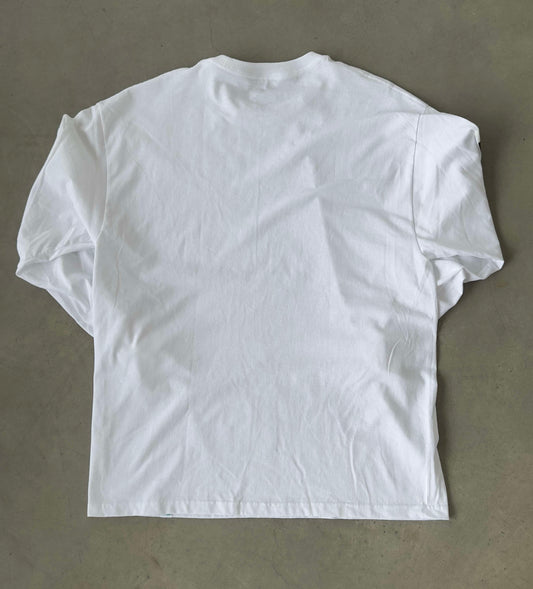 Saint Side Pit Crew Long Sleeve White - XL,2XL ONLY