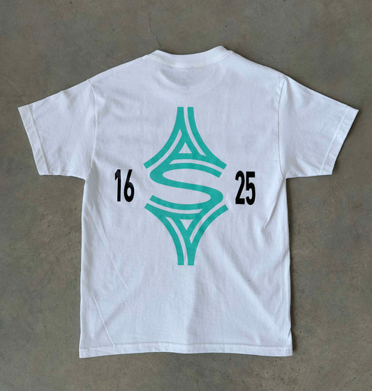 Saint Side 16th Anniversary T-shirt White - M,2XL ONLY