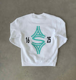 Saint Side 16th Anniversary Crewneck White - S,2XL ONLY