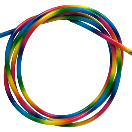 DRS Brake Cable Inner & Outer, 1.6mm x 1500mm Length Universal Rainbow