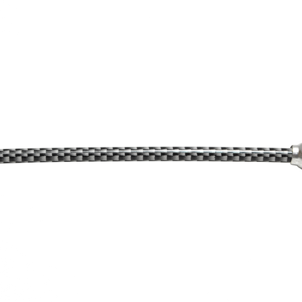 Slick Brake Cable Inner & Outer, 1.6mm x 1500mm Length Drum Pear End Carbon Fibre Look