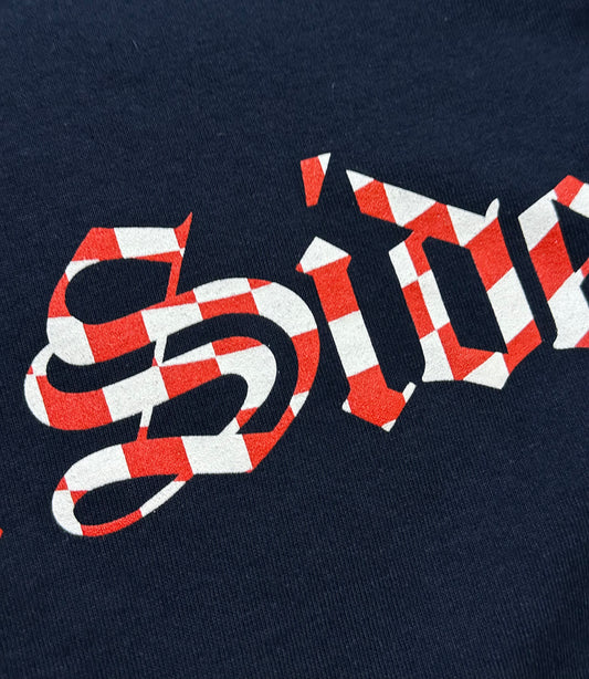 2026 World Cup Croatia Check Tshirt Old English Navy IN STOCK